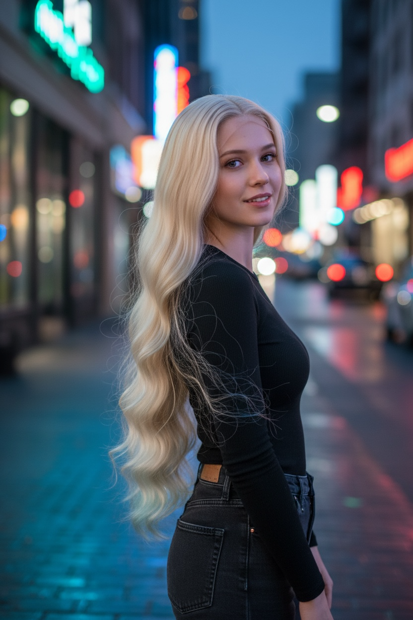 BLONDE(#613) - 22inch HD 13*6 Lace Frontal Wig 180% Density Body Wave