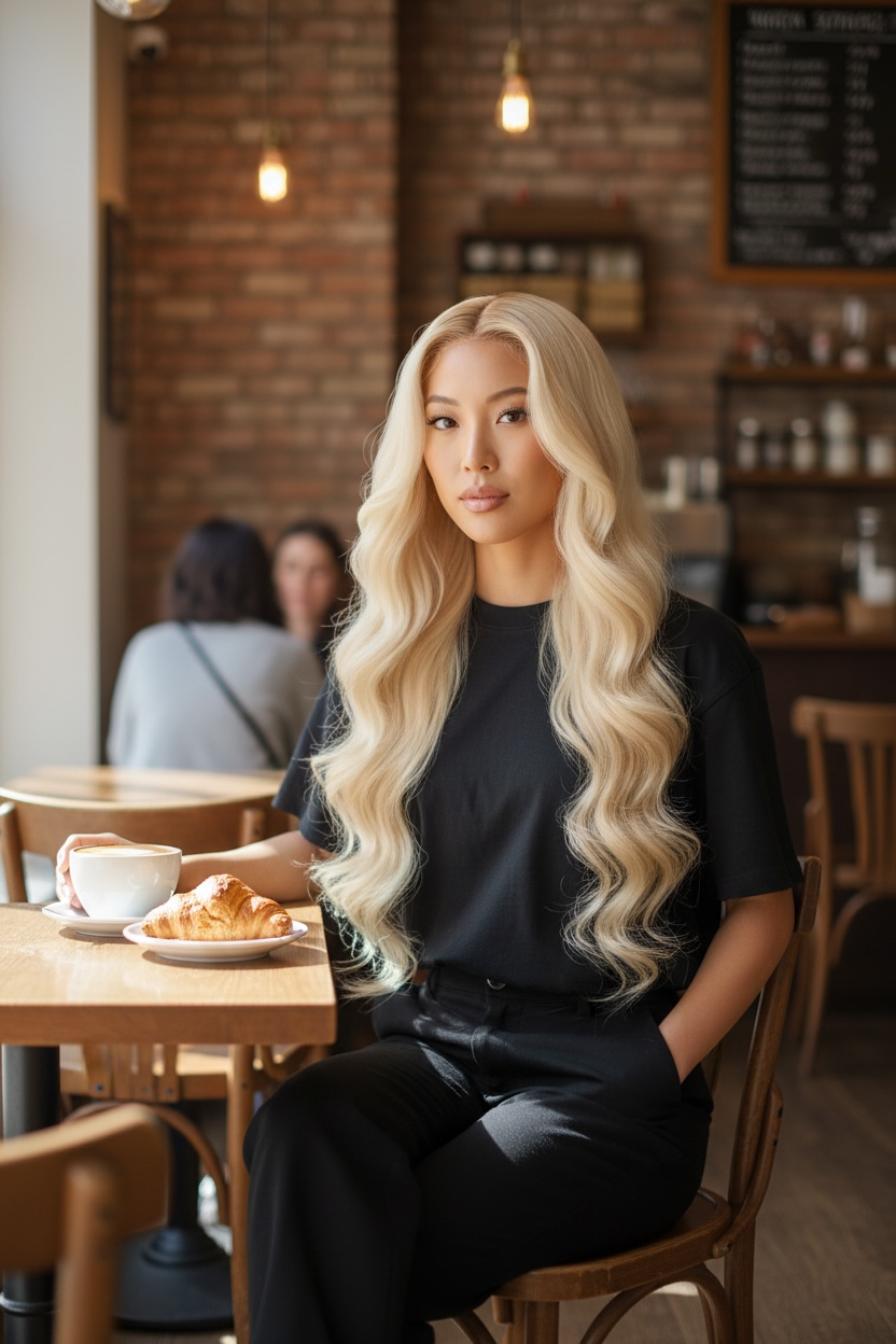 BLONDE(#613) - 22inch HD 13*6 Lace Frontal Wig 180% Density Body Wave