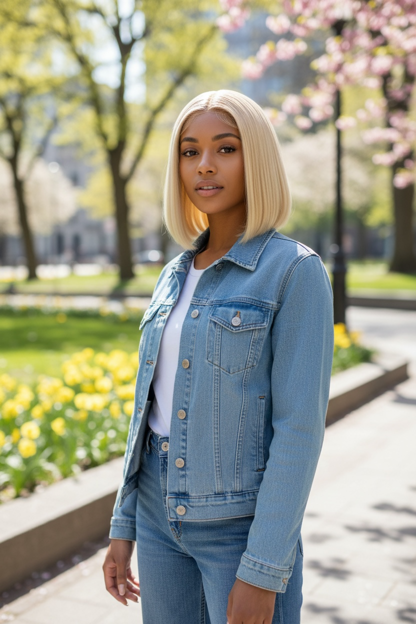 BLONDE(#613) - HD 13*6 12inch 180% Density Lace Frontal Wig Straight