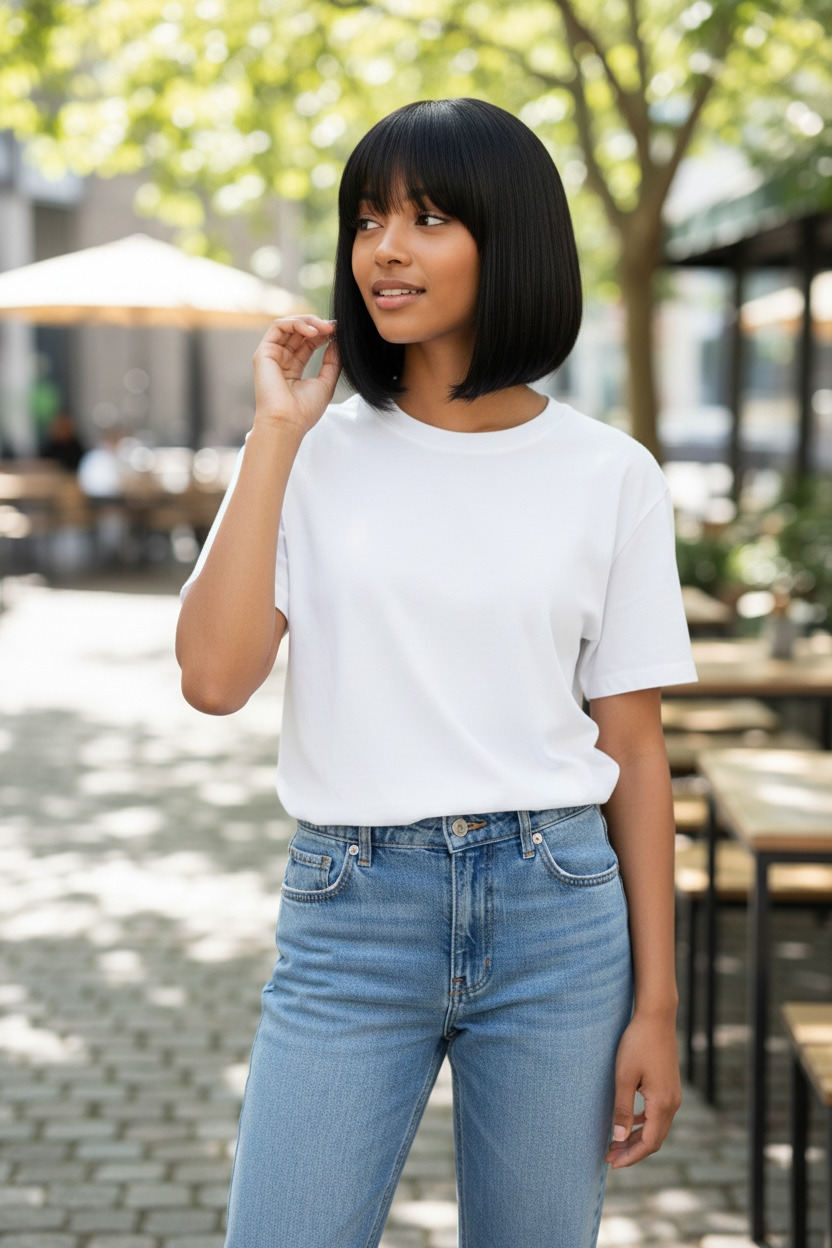 BLACK(#2) - 16inch, 18inch, 20inch Straight Hair Bundles (3 Pack)