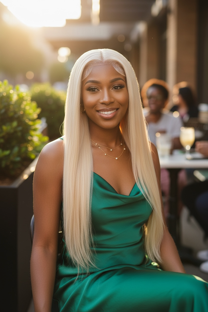 BLONDE(#613) - 20inch, 22inch, 24inch Straight Hair Bundles (3 Pack)