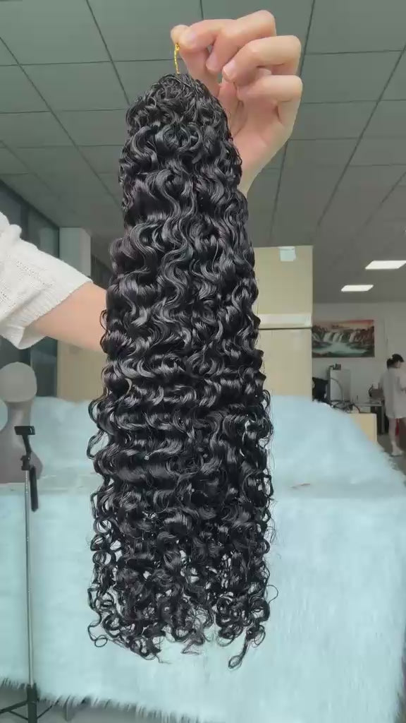 16 inch Feather Crochet Human Hair Extension