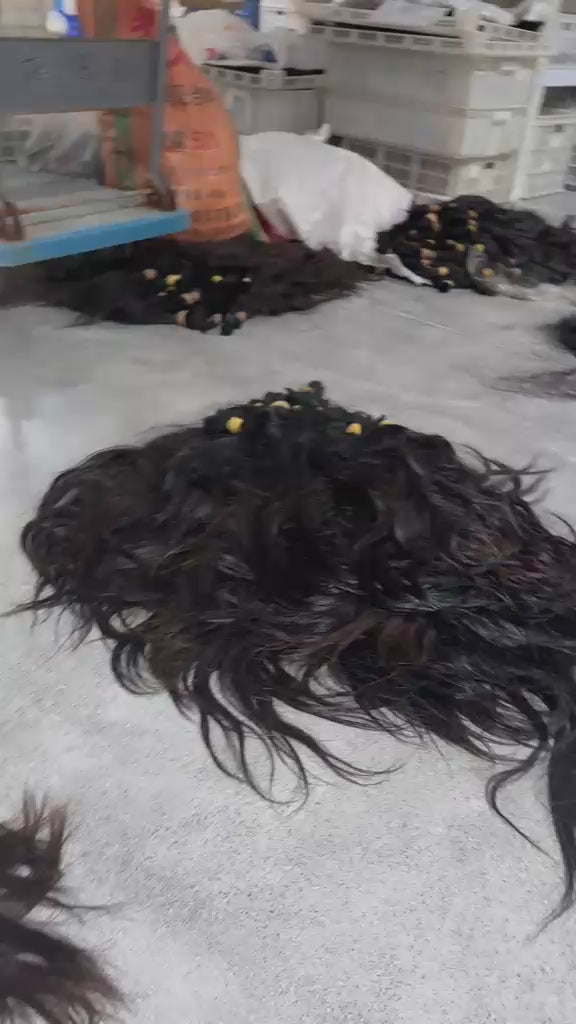 Raw 18 inch Curly Indian Hair Bundle