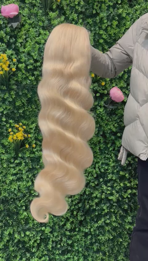 BLONDE(#613) - HD 13*6 28 inch 180% Density Lace Frontal Wig Straight